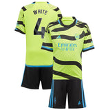 Arsenal adidas Away Minikit 2023-24 with White 4 printing - Kit Captain