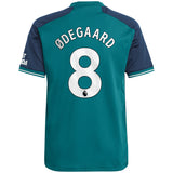 Arsenal adidas Third Shirt 2023-24 - Kids with í˜degaard 8 printing - Kit Captain