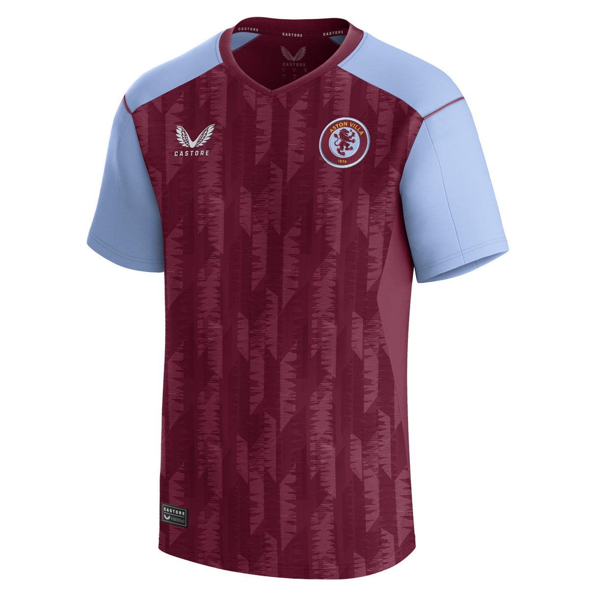 Aston Villa Castore Home Shirt 2023-24 - Kids with Buendia 10 printing - Kit Captain