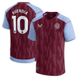 Aston Villa Castore Home Shirt 2023-24 - Kids with Buendia 10 printing - Kit Captain