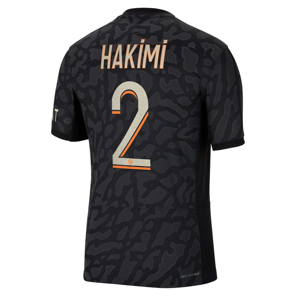 PSG x Jordan Third Dri-FIT ADV Match Shirt 2023-24 with Hakimi 2 printing - Kit Captain