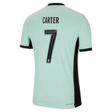 Chelsea Third Vapor Match Shirt 2023-24 with Carter 7 printing - Kit Captain