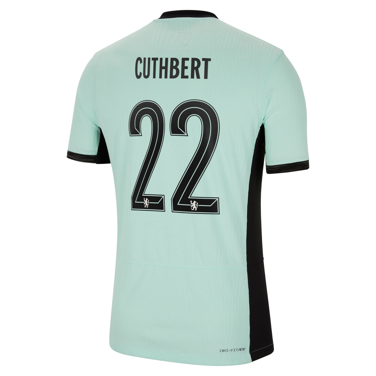 Chelsea Third Vapor Match Shirt 2023-24 with Cuthbert 22 printing - Kit Captain