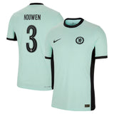 Chelsea Third Vapor Match Shirt 2023-24 with Nouwen 3 printing - Kit Captain