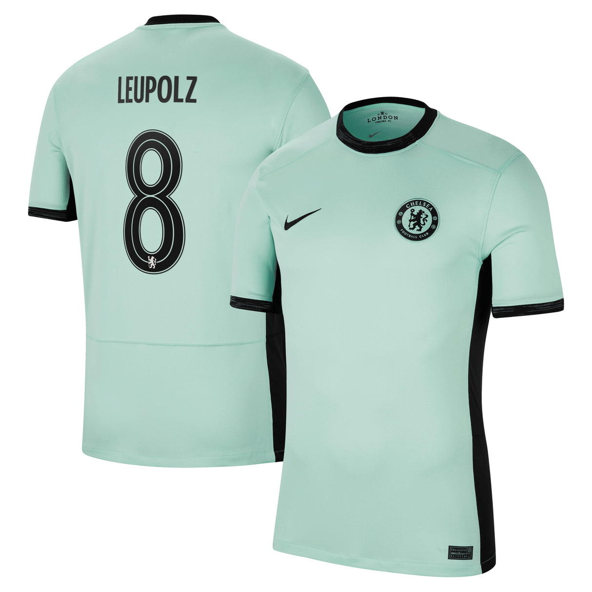 Chelsea Third Stadium Shirt 2023-24 with Leupolz 8 printing - Kit Captain