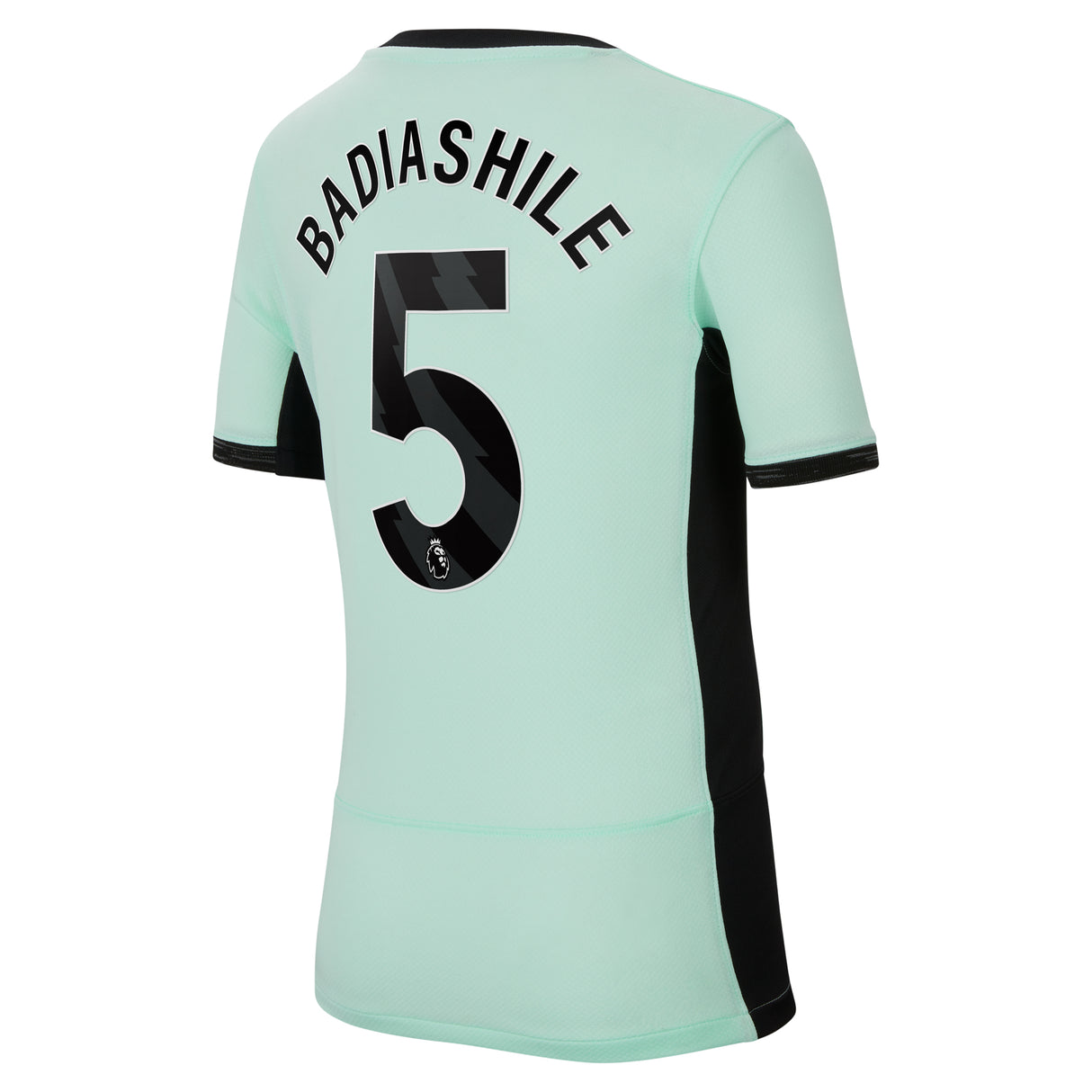 Chelsea Third Stadium Shirt 2023-24 - Kids with Badiashile 5 printing - Kit Captain