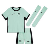 Chelsea Third Stadium Kit 2023-24 - Little Kids with James 24 printing - Kit Captain