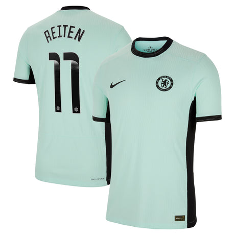 Chelsea WSL Third Vapor Match Shirt 2023-24 with Reiten 11 printing - Kit Captain