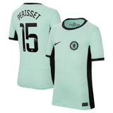 Chelsea WSL Third Stadium Shirt 2023-24 - Kids with Perisset 15 printing - Kit Captain