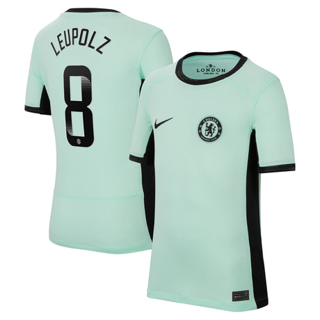 Chelsea WSL Third Stadium Shirt 2023-24 - Kids with Leupolz 8 printing - Kit Captain