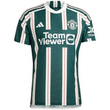 Manchester United EPL adidas Away Authentic Shirt 2023-24 with Sancho 25 printing - Kit Captain