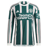 Manchester United EPL Away Authentic Shirt 2023-24 - Long Sleeve with Garnacho 17 printing