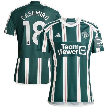 Camiseta adidas Manchester United EPL Segunda equipación 2023-24 dorsal Casemiro 18