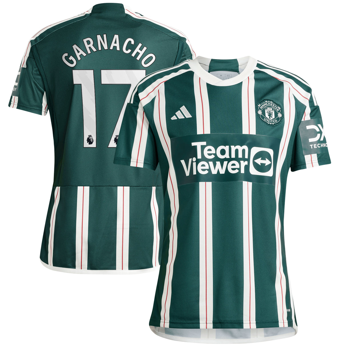 Camiseta Manchester United EPL Segunda equipación 2023-24 dorsal Garnacho 17