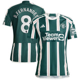 Camiseta adidas Manchester United EPL Segunda equipación 2023-24 dorsal B.Fernandes 8