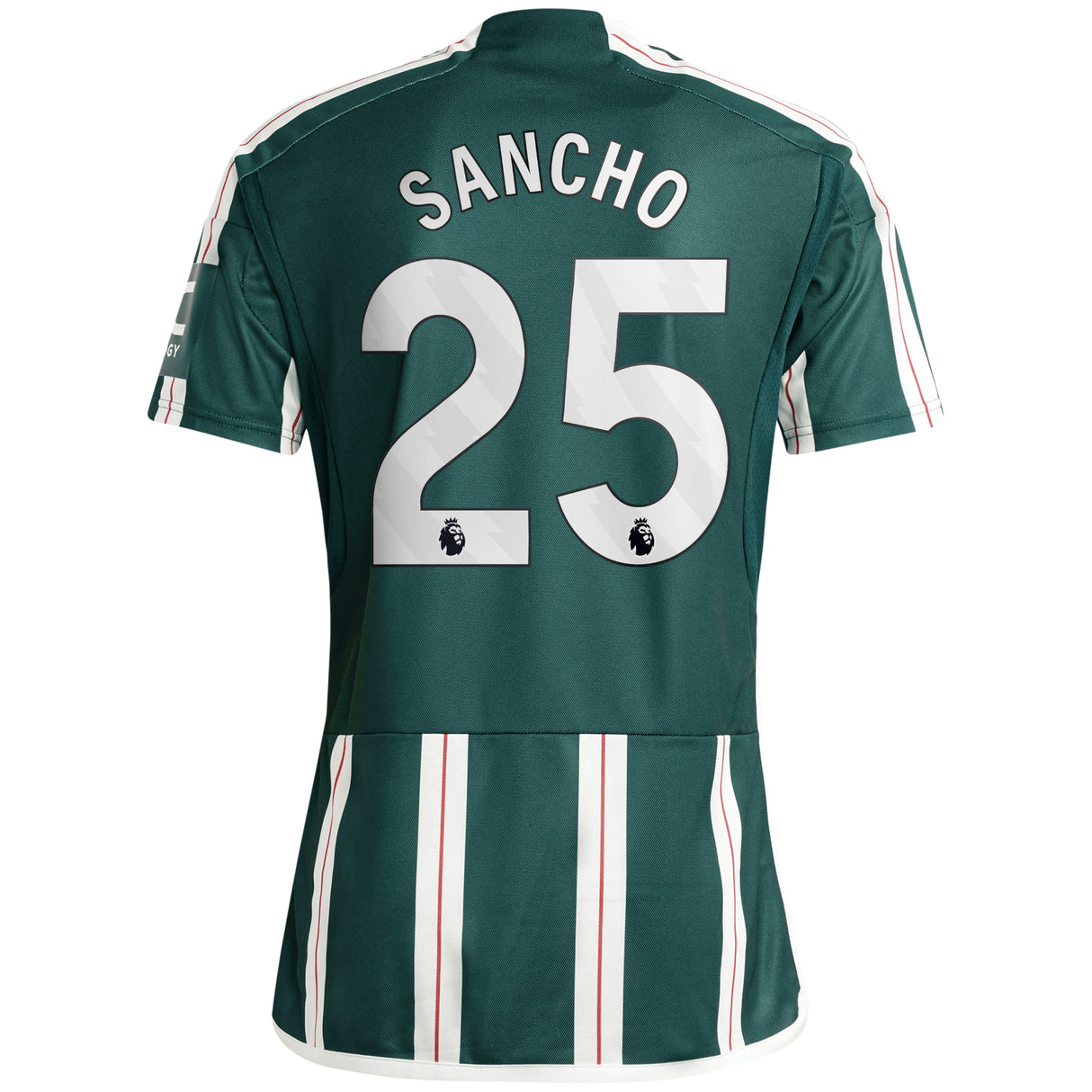 Manchester United EPL adidas Away Shirt 2023-24 with Sancho 25 printing - Kit Captain