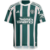 Manchester United EPL Away Shirt 2023-24 - Kids with Garnacho 17 printing - Kit Captain