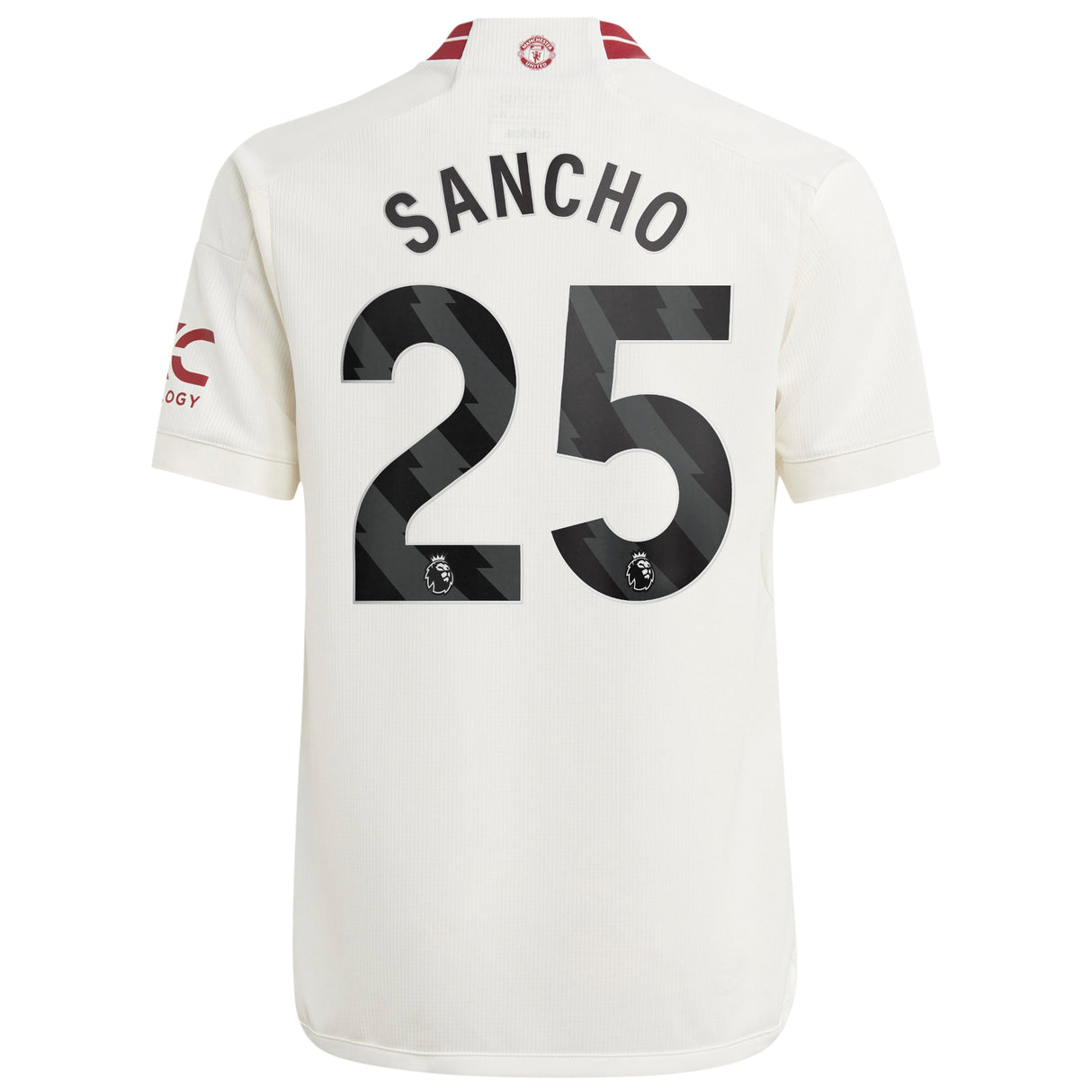 Manchester United EPL adidas Third Shirt 2023-24 - Kids with Sancho 25 printing - Kit Captain