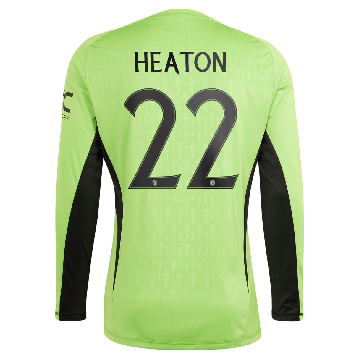 Manchester United Cup Home Goalkeeper Shirt 2023-24 with Heaton 22 printing - Kit Captain