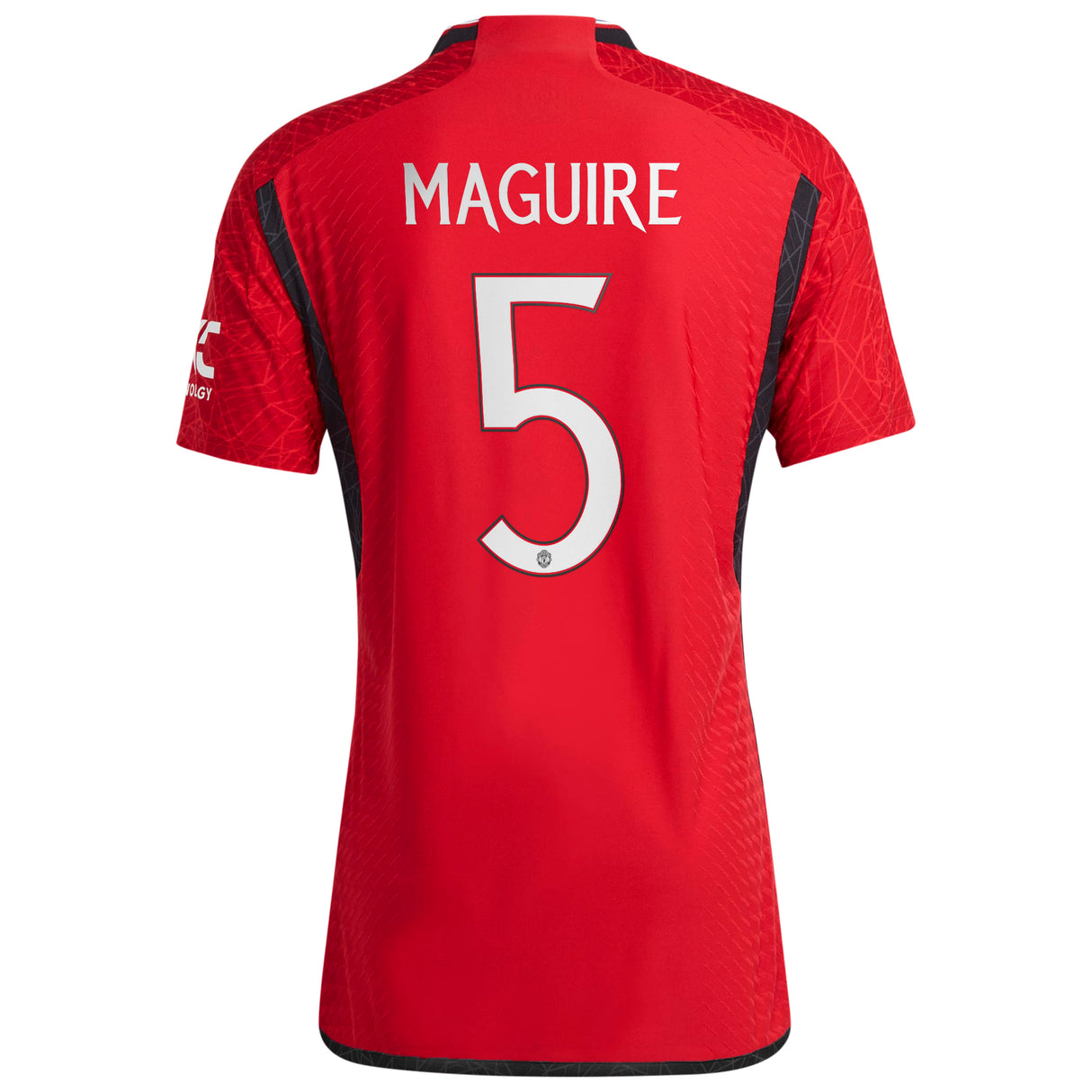 Manchester United Cup Home Authentic Shirt 2023-24 with Maguire 5 printing - Kit Captain