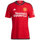 Manchester United Cup Home Authentic Shirt 2023-24 with Pellistri 28 printing - Kit Captain