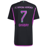 FC Bayern adidas Away Authentic Shirt 2023-24 with Gnabry 7 printing - Kit Captain