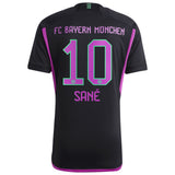 FC Bayern adidas Away Shirt 2023-24 with Sané 10 printing - Kit Captain