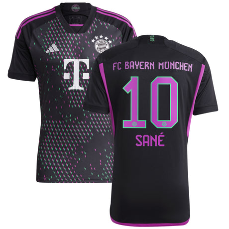 FC Bayern adidas Away Shirt 2023-24 with Sané 10 printing - Kit Captain