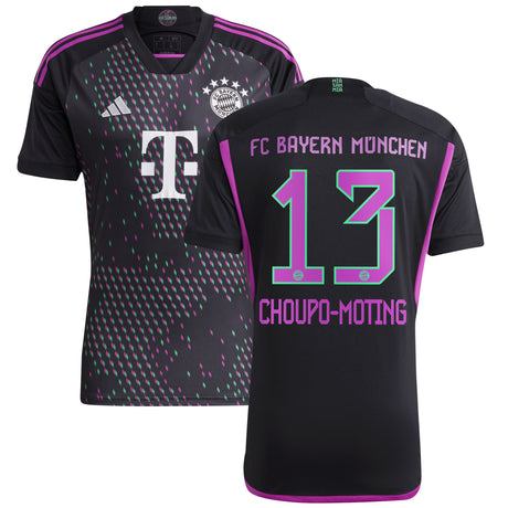 FC Bayern adidas Away Shirt 2023-24 with Choupo-Moting 13 printing - Kit Captain