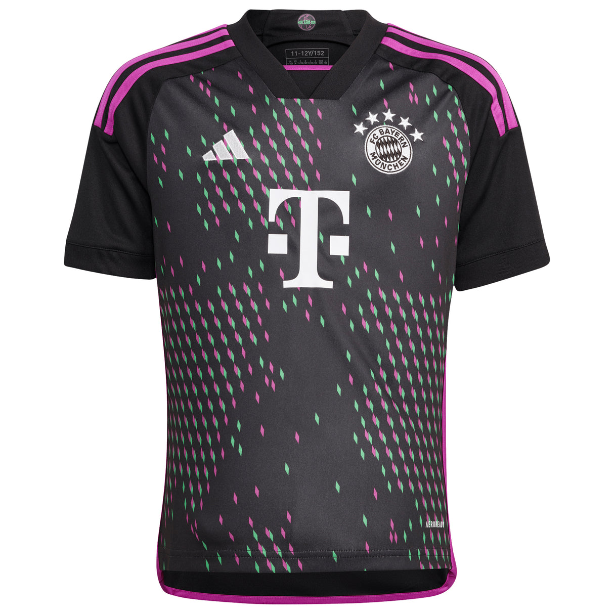 FC Bayern adidas Away Shirt 2023-24 - Kids with Choupo-Moting 13 printing - Kit Captain