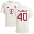 FC Bayern adidas Third Shirt 2023-24 - Kids with Mazraoui 40 printing - Kit Captain