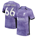 Liverpool Nike Third Dri-Fit Adv Match Shirt 2023-24 with Alexander-Arnold 66 printing - Kit Captain