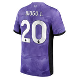 Liverpool Nike Third Stadium Shirt 2023-24 with Diogo J. 20 printing - Kit Captain