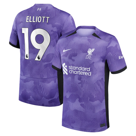 Liverpool Nike Third Stadium Shirt 2023-24 with Elliott 19 printing - Kit Captain