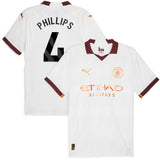 Manchester City Puma Away Authentic Shirt 2023-24 with Phillips 4 printing - Kit Captain