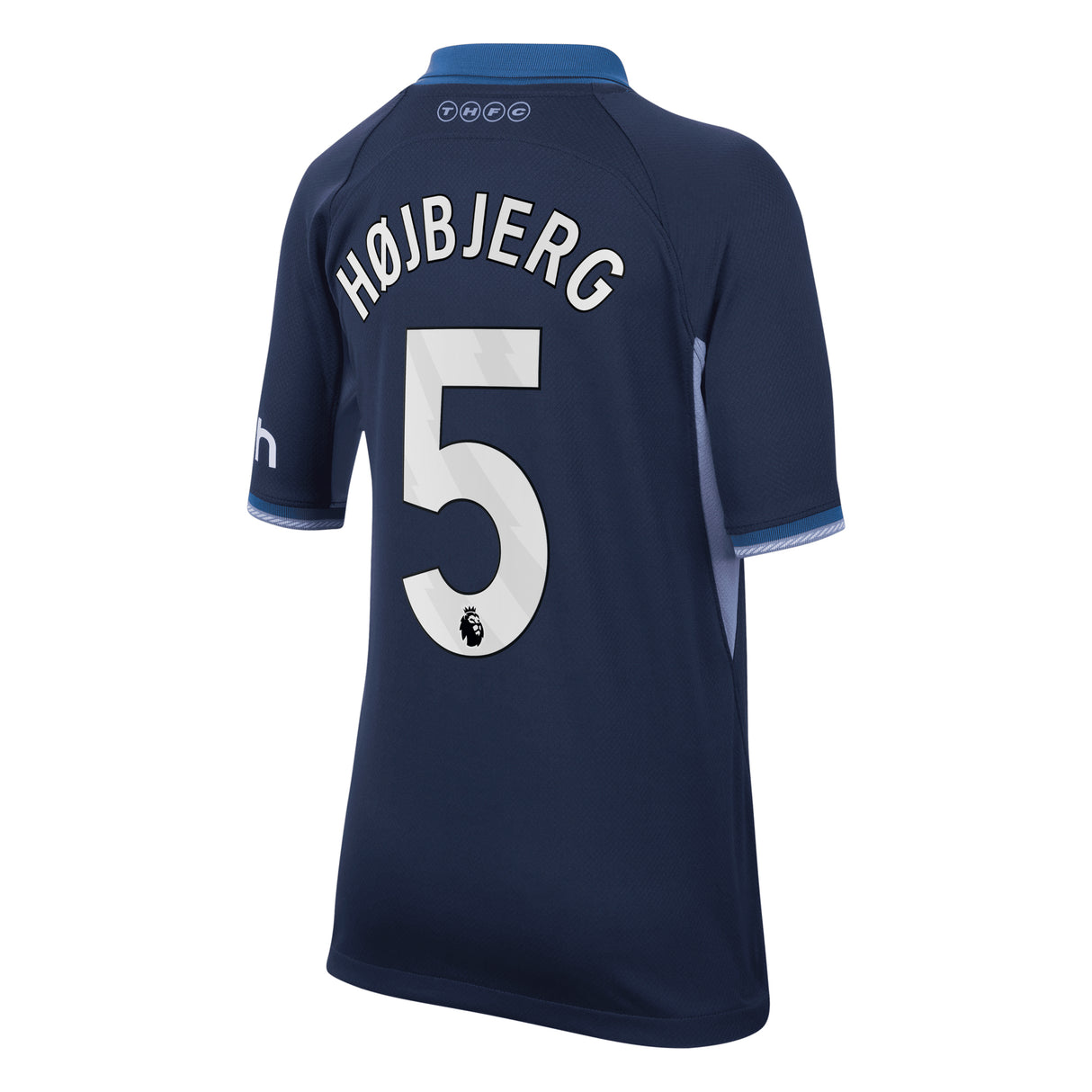 Tottenham Hotspur Nike Away Stadium Shirt 2023-24 - Kids with Højbjerg 5 printing - Kit Captain