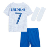 France Away Stadium Kit 2022 - Infants - Antoine Griezmann 7 - Kit Captain