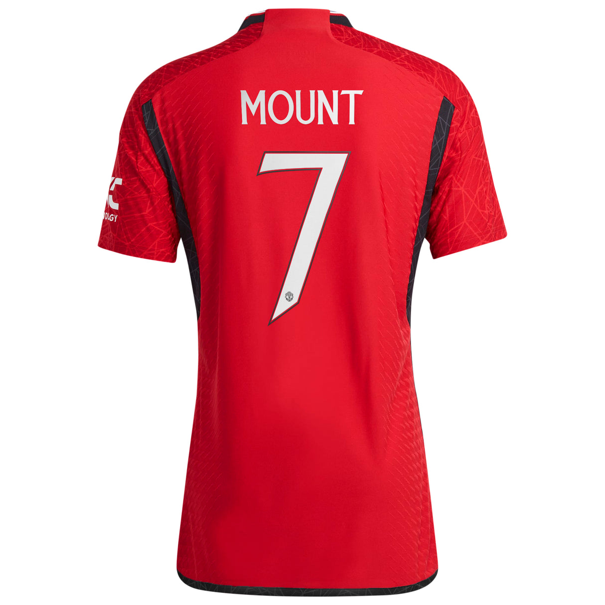 Manchester United Cup Home Authentic Shirt 2023-24 with Mount 7 printing - Kit Captain