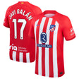 Atlético de Madrid Nike Home Stadium Shirt 2023-24 with Javi Galán 17 printing - Kit Captain