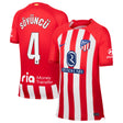 Atlético de Madrid Nike Home Stadium Shirt 2023-24 - Kids with Söyüncü 4 printing - Kit Captain