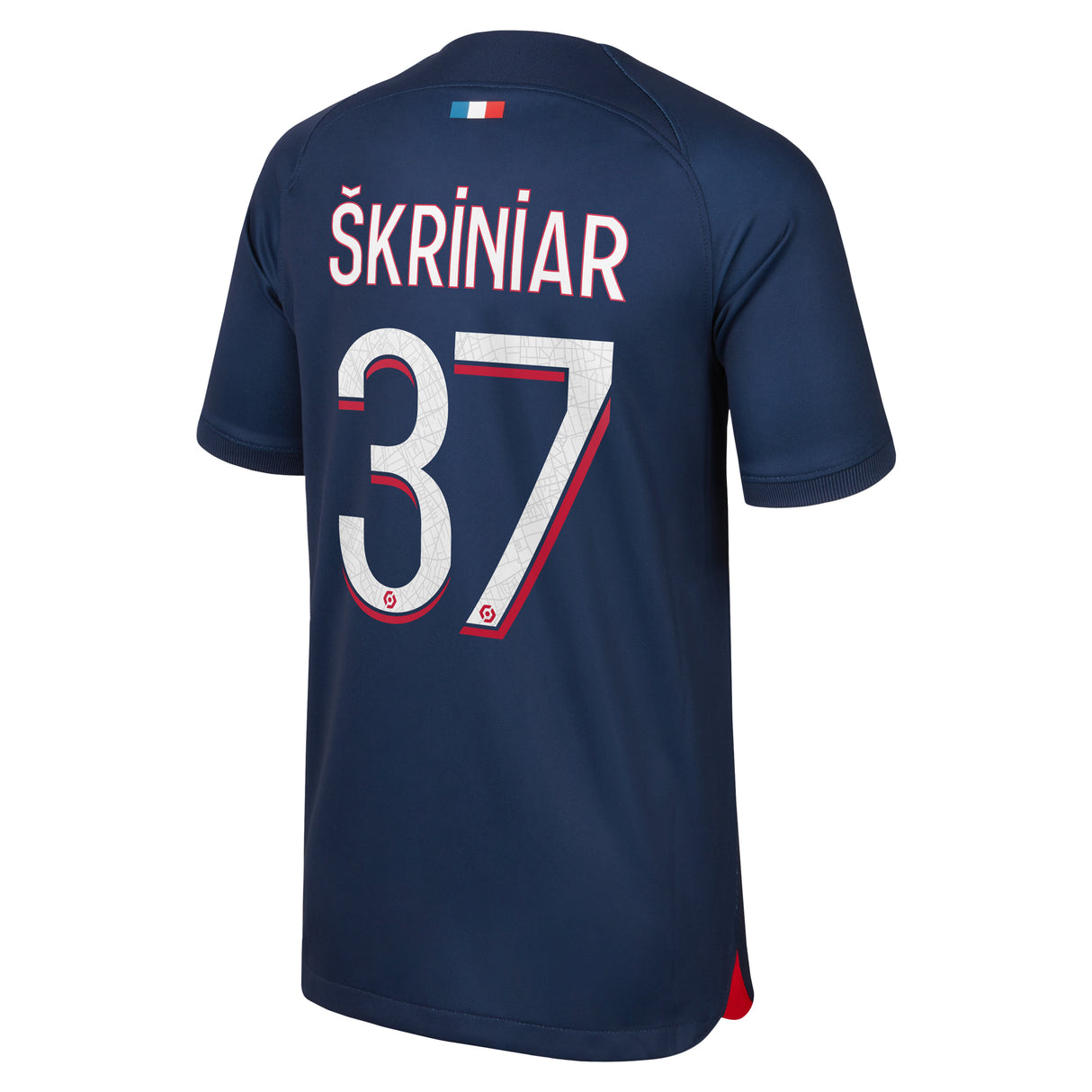 Paris Saint-Germain Nike Home Stadium Shirt 2023-24 - Kids with Škriniar 37 printing - Kit Captain