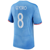 France Women Nike Home Stadium Shirt 2023-24 - Mens with Geyoro 8 printing - Kit Captain