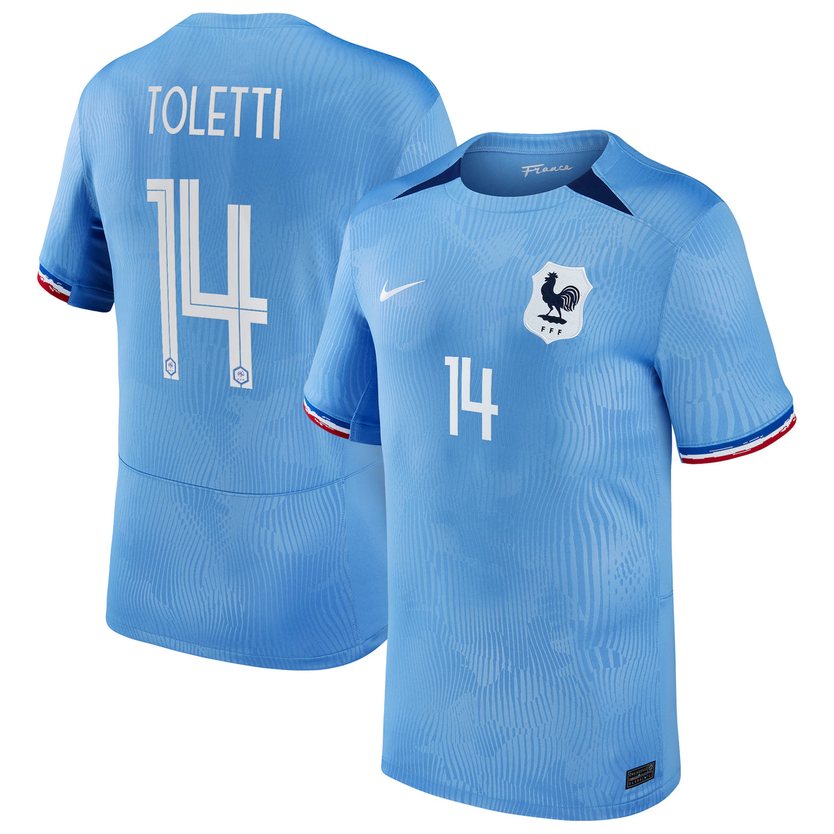 Camiseta Nike Stadium de Francia mujer 2023-24 - Hombre dorsal Toletti 14