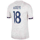 France Women Nike Away Stadium Shirt 2023-24 - Mens with Asseyi 18 printing - Kit Captain