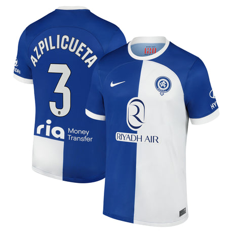 Camiseta Nike Segunda Equipación Stadium del Atlético de Madrid 2023-24 dorsal Azpilicueta 3