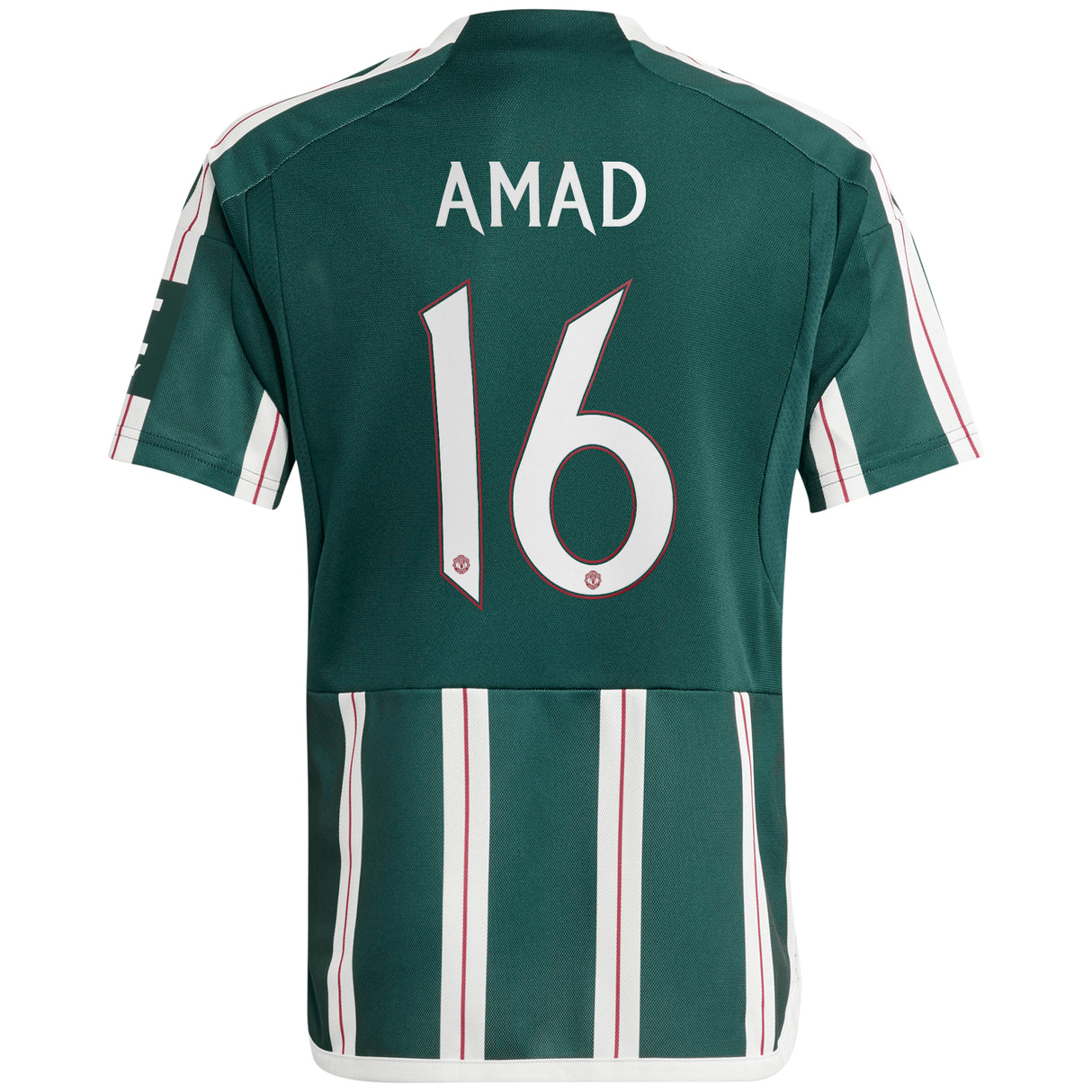 Manchester United Cup Away Shirt 2023-24 - Kids with Amad 16 printing - Kit Captain