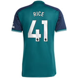 Arsenal adidas Third Shirt 2023-24 with Rice 41 printing - Kit Captain