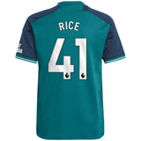 Arsenal adidas Third Shirt 2023-24 - Kids with Rice 41 printing - Kit Captain