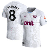 Aston Villa Castore Away Pro Shirt 2023-24 - With Tielemans 8 Printing - Kit Captain