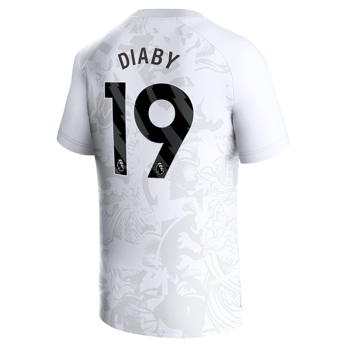 Aston Villa Castore Away Shirt 2023-24 - Kids with Diaby 19 printing - Kit Captain